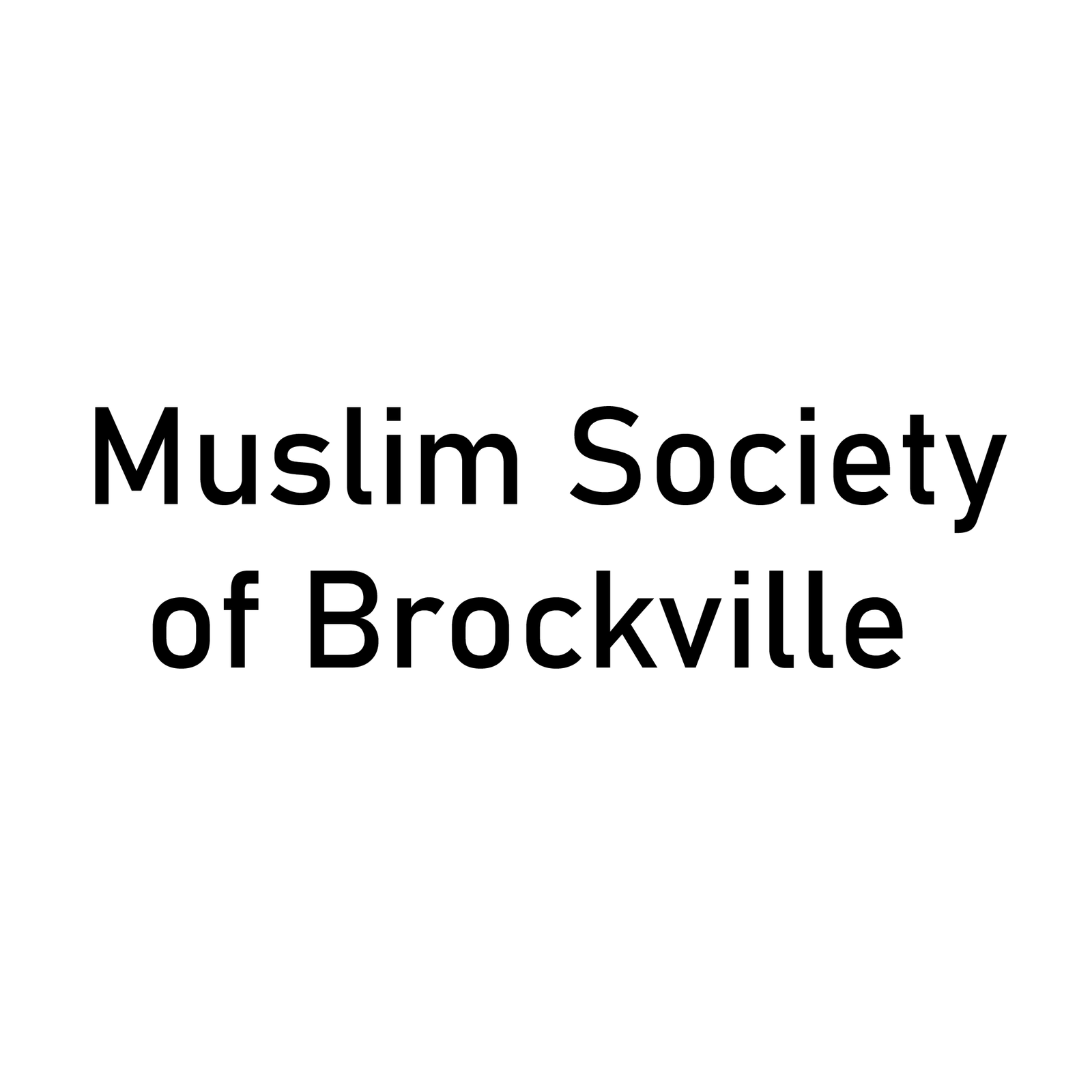 Muslim Society of Brockville Logo